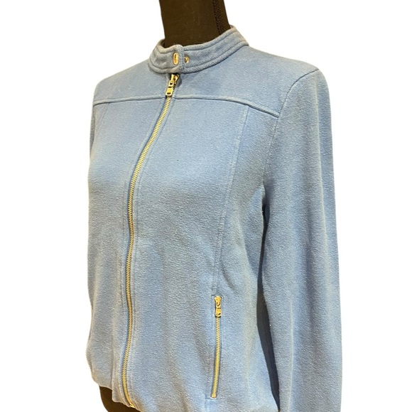 LAUREN RALPH LAUREN Activewear Sweater Jacket Full Front Zip L/S Collare… - Picture 3 of 4